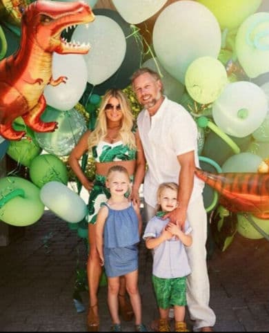 Jessica Simpson celebró el cumpleaños número 3 de su hijo Ace.