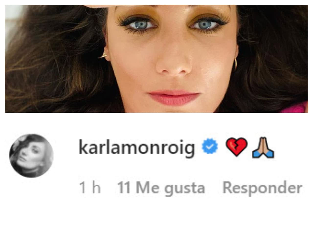 La actriz 
<b>Karla Monroig </b>quedó con el corazón roto al conocer la noticia.