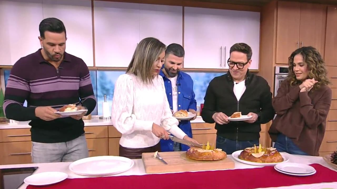 ¿A quién le tocaron los tamales? En Despierta América partimos la tradicional Rosca de Reyes