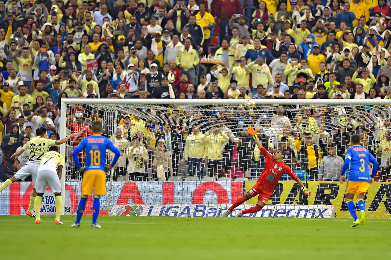 <b>Nahuel Guzmán (Tigres)</b>
<br>Penales detenidos: 8
<br>Con Tigres: 7 
<br>Con Newell’s Old Boys: 1