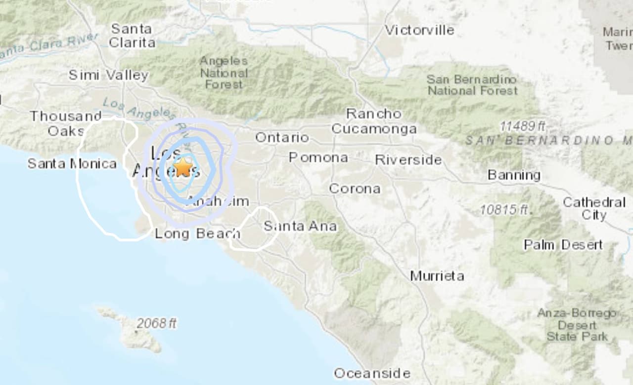 USGS reporta temblor de magnitud 3.0 en Huntington Park, California