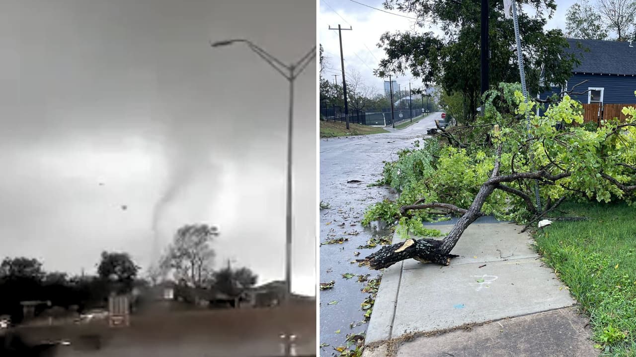 Un pequeño tornado fue captado en el centro de San Antonio la mañana de este jueves 26 de octubre. Usuarios en redes sociales captaron varias nubes en forma de embudo antes de la formación del torbellino.