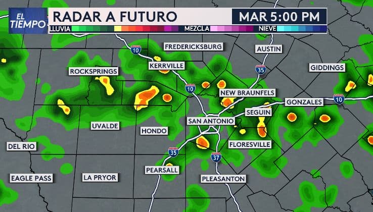 Hay algunas tormentas en el radar para San Antonio, aquí te decimos el horario de las lluvias