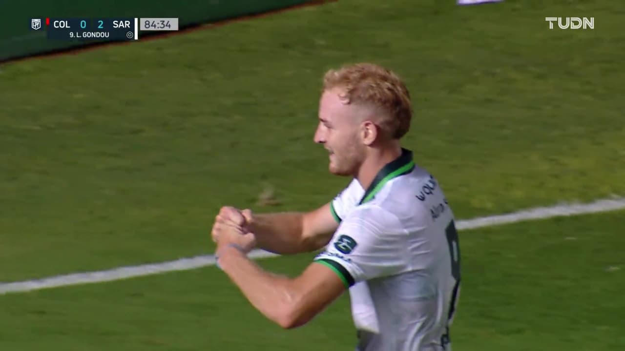 ¡Golazo verde! Sarmiento consigue el 0-2 a Colón gracias a Gondou