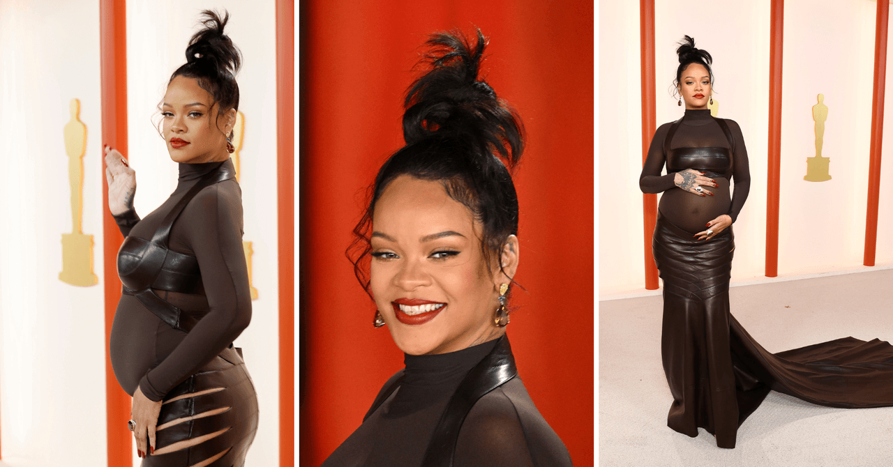Rihanna embarazada en los premios Oscar 2023