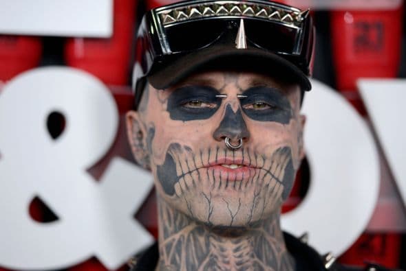 Rick Genest inició su carrera en el año 2009, apareciendo como fenómeno de circo en la cinta "Cirque du freak: The vampire's assistant".