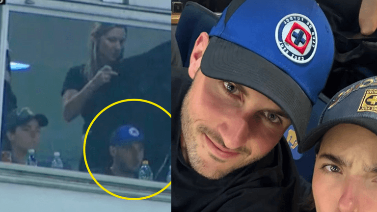 ¿El amuleto de Cruz Azul? Así captaron a Santi en Ciudad Universitaria