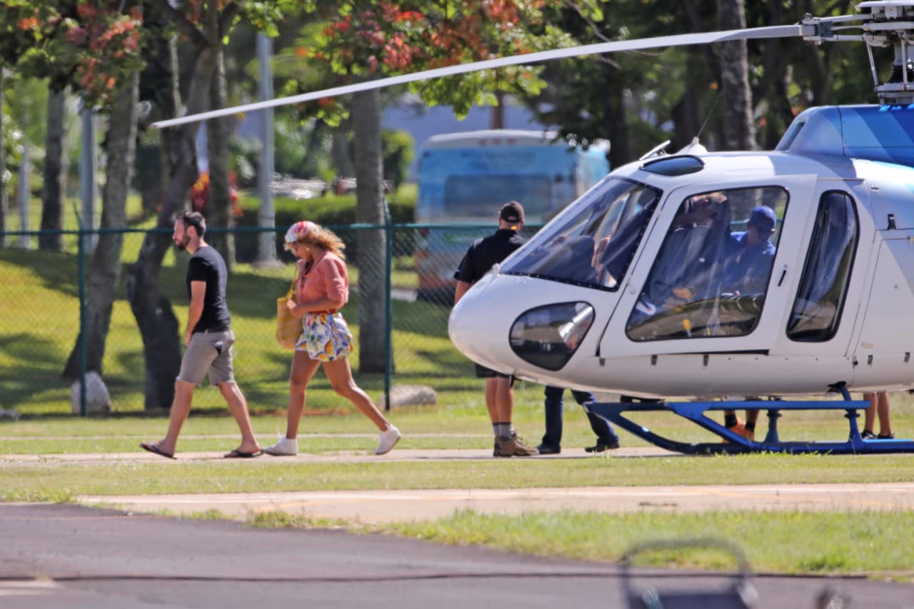 Beyoncé de vacaciones.