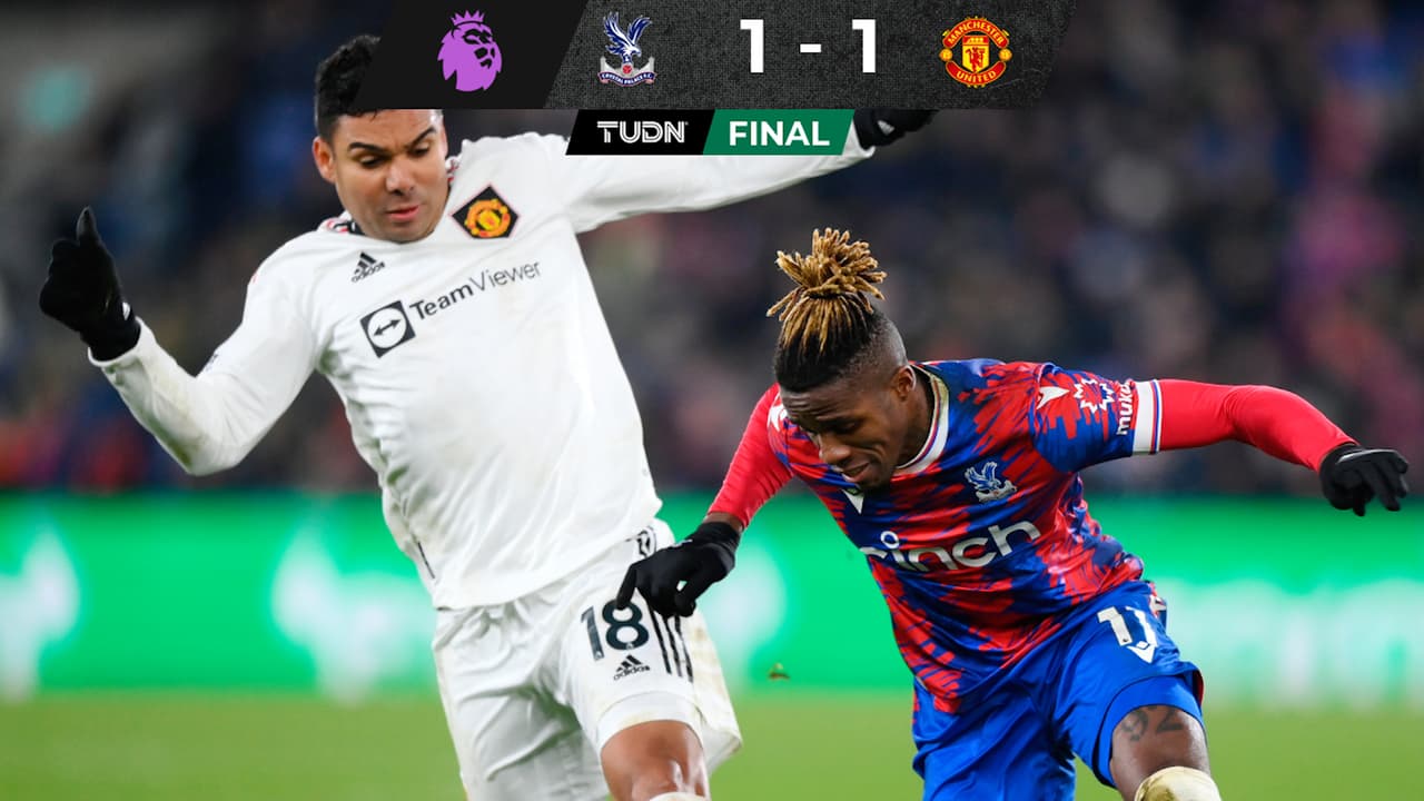 ¡Paran al United! Crystal Palace empata con golazo sobre la hora