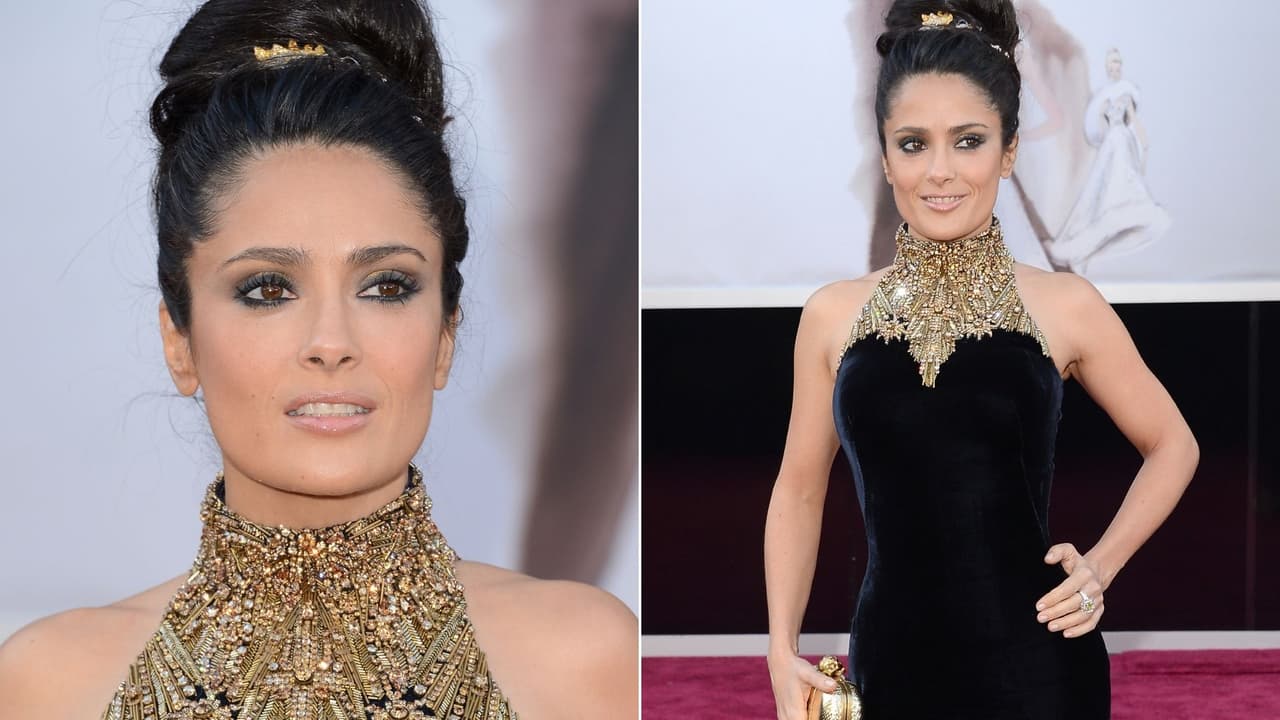 La veracruzana posó para los reflectores vestida con un Alexander McQueen