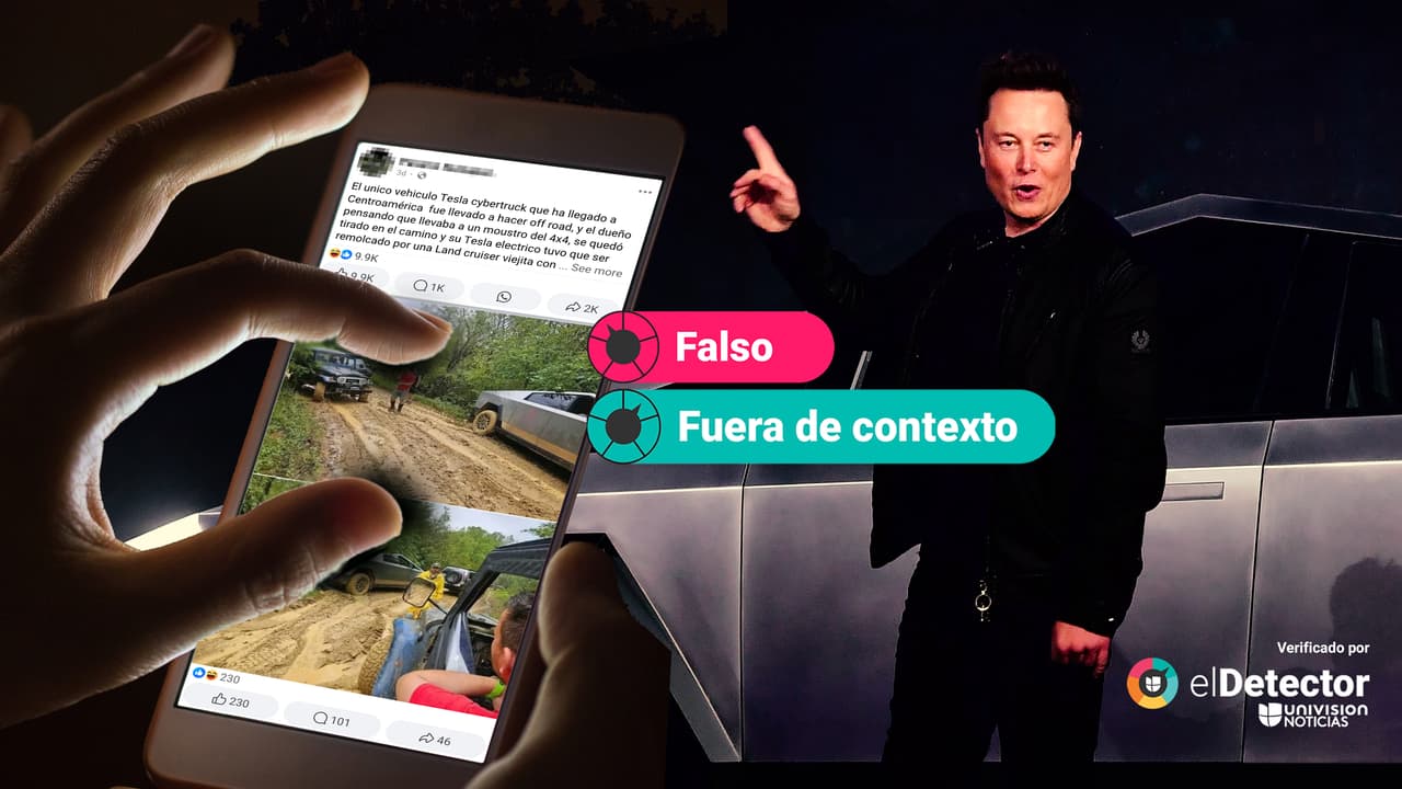Ese Cybertruck no se quedó atorado en un pantano de Centroamérica: las imágenes se tomaron en Alabama