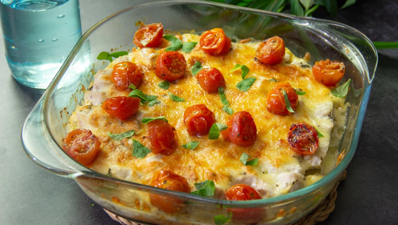 Gratín de papa y pollo en refractario: no creerás lo fácil que es prepararlo