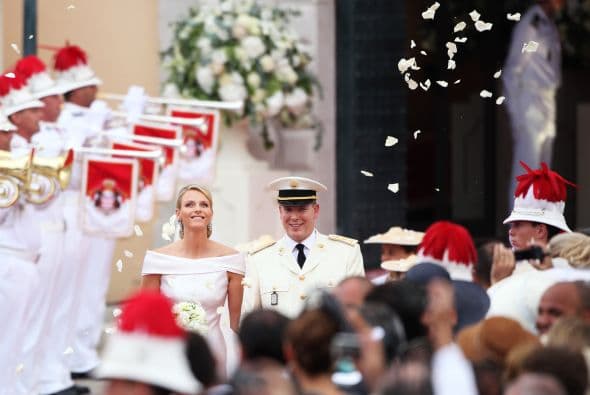 Charlene y el príncipe Alberto se casaron en julio de 2011, en una ceremonia civil y otra religiosa, que selló cinco años de noviazgo.
