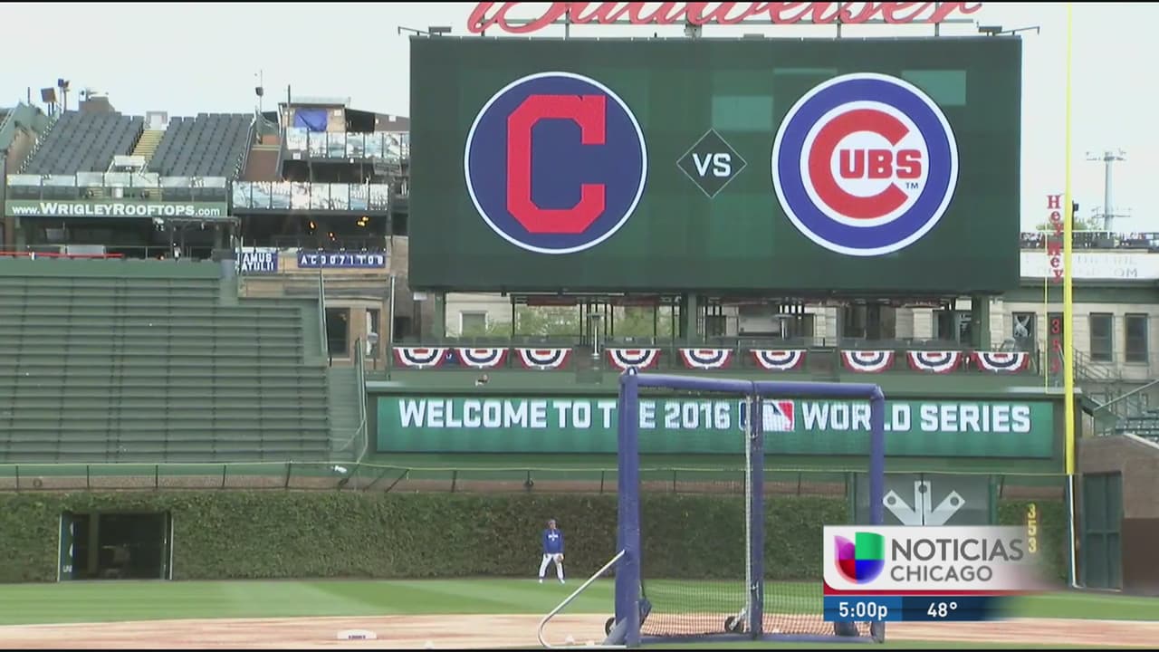 Chicago se alista para el tercer juego de la Serie Mundial