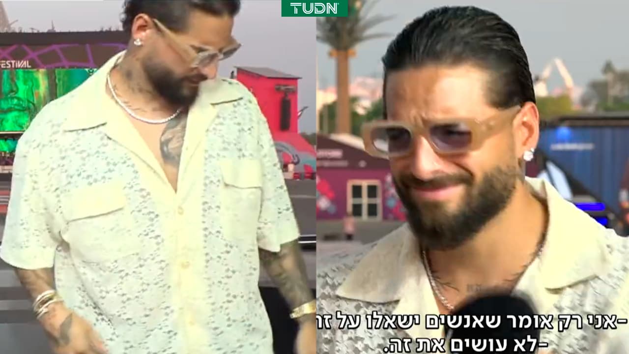 ¡Enfurece! Maluma abandona entrevista en vivo sobre Qatar 2022