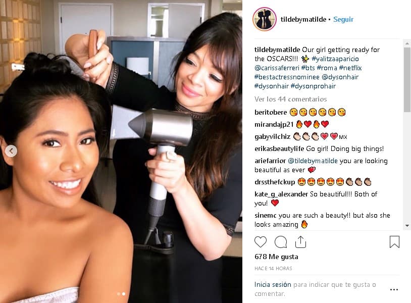 “El 'look' que creé fue único para Yalitza y para la persona que ella es. 
<b><a href="https://www.univision.com/famosos/estos-son-los-famosos-que-hablaron-de-yalitza-aparicio-y-estan-envueltos-en-la-polemica-fotos">Ella tiene una belleza natural</a></b> y también un cabello largo y hermoso, así que no le quería añadir mucho”, dijo la experta.