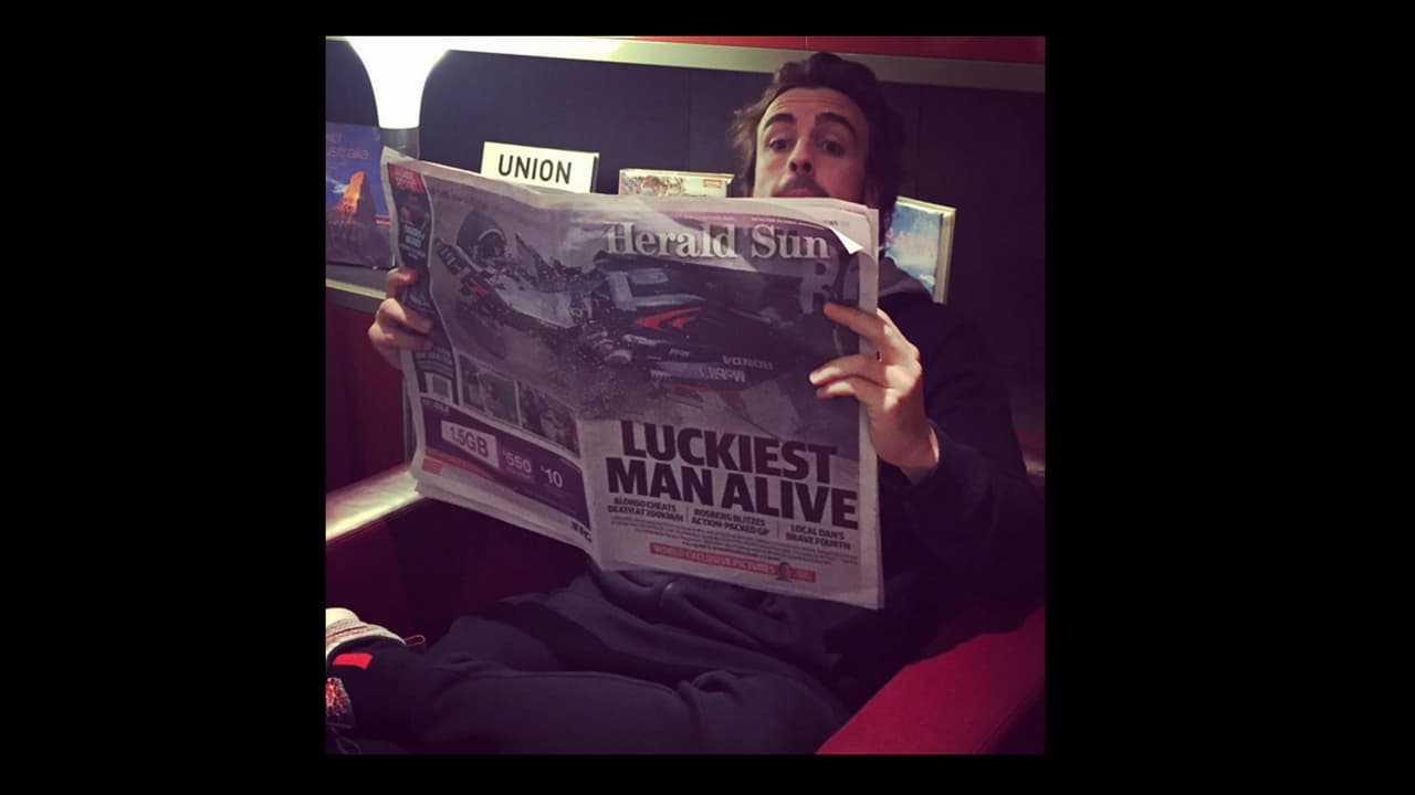 Fernando Alonso aceptó ser "el hombre más afortunado del mundo"