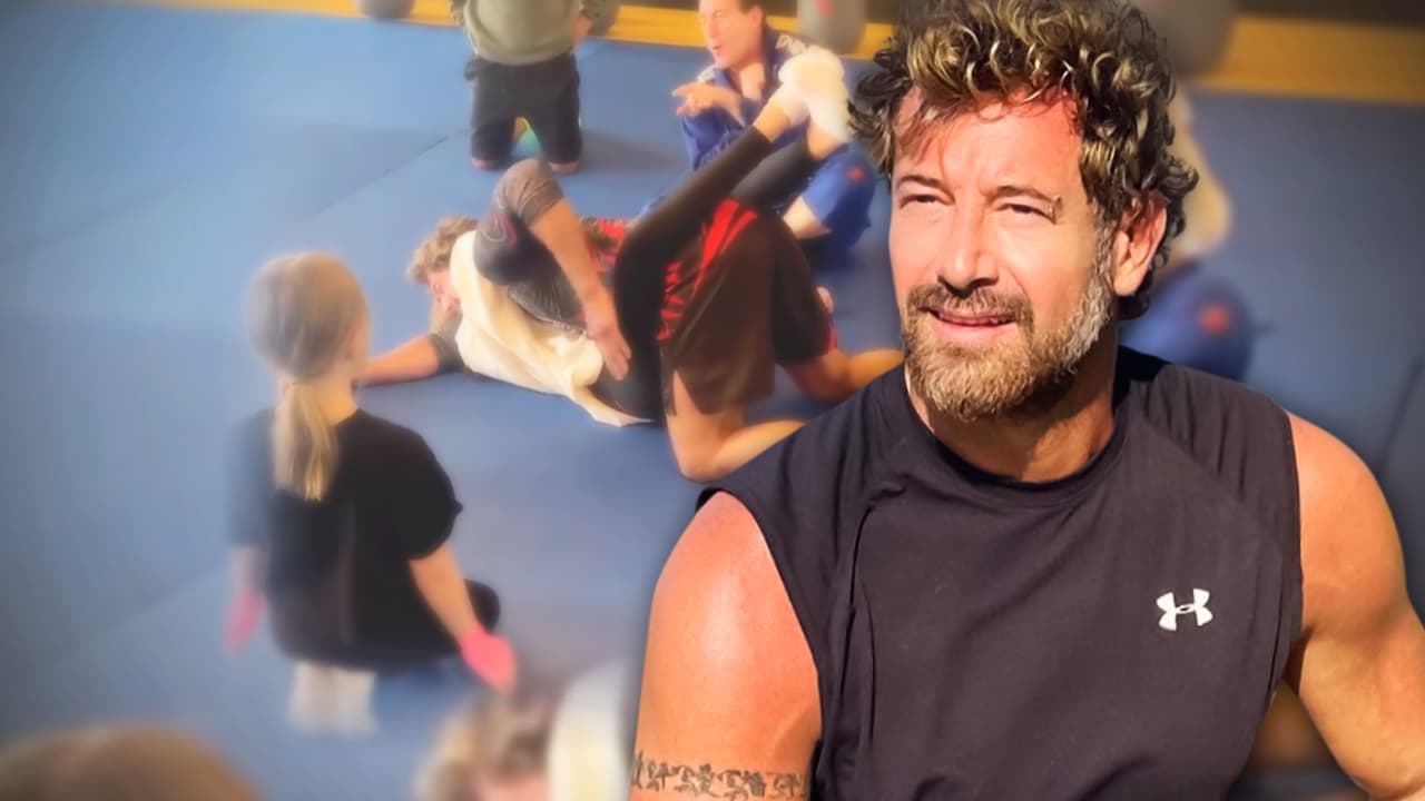 La hija mayor de Gabriel Soto ya sabe defenderse haciendo llaves (su papá fue la primera víctima)