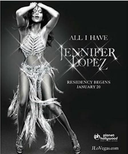 Su espectáculo se llama 'All I Have' , el título refleja cómo va a entregar su cuerpo y alma en este espectáculo.