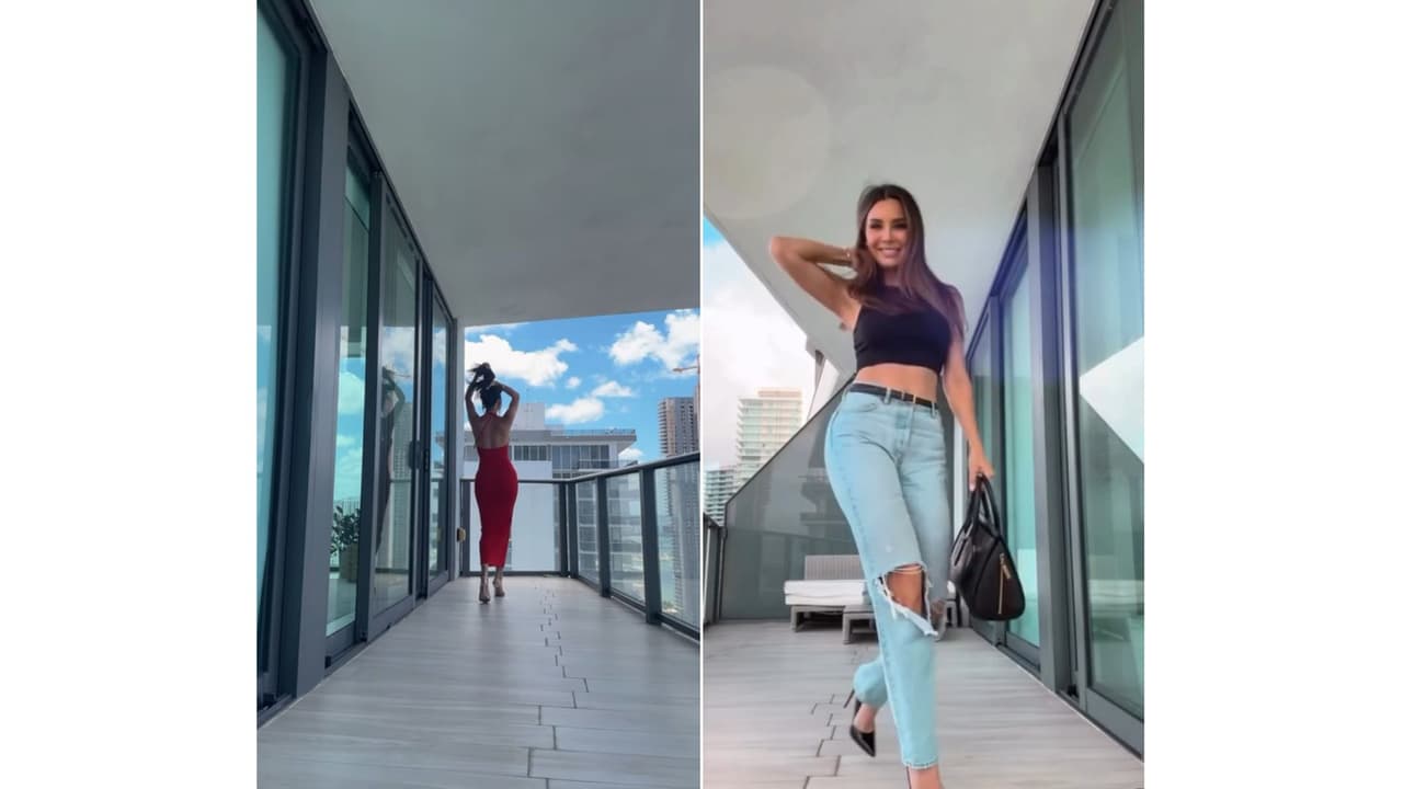 La terraza es el lugar favorito de la actriz.