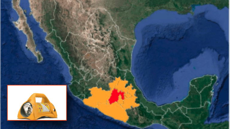 Emiten alerta en México por robo de un equipo radioactivo de "alta peligrosidad" (no es la primera vez que ocurre)