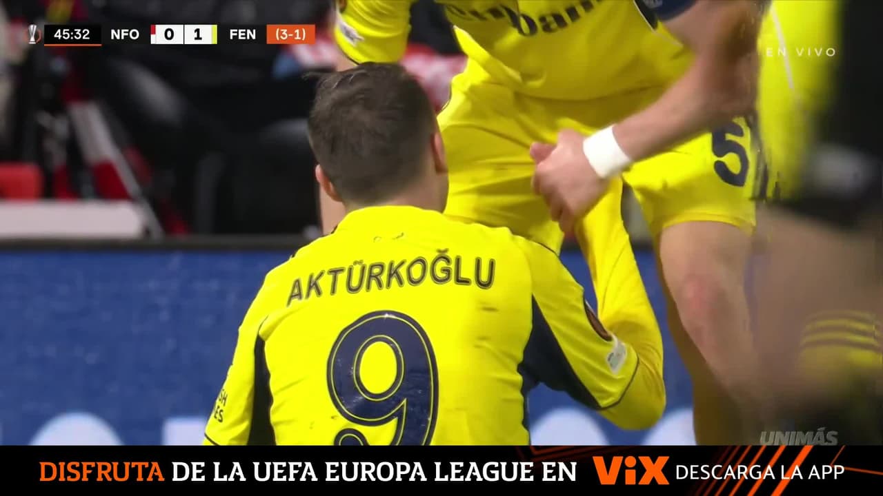Doblete de Aktürkoğlu mete al Fenerbahçe en la pelea ante Nottingham Forest