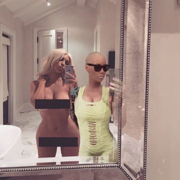 Junto a su "gran amiga" Amber Rose.