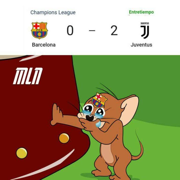 Juventus y los memes apalearon al Barcelona | Llegaron las mejores reacciones de redes sociales con Cristiano Ronaldo y Messi como protagonistas.
