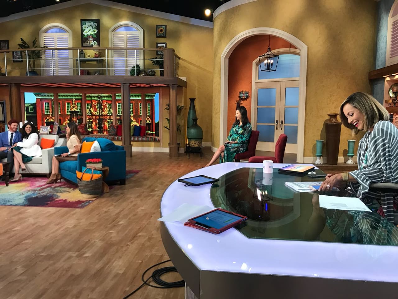 Aunque acostumbra ser muy reservada, en esta ocasión Satcha no paraba de reír.