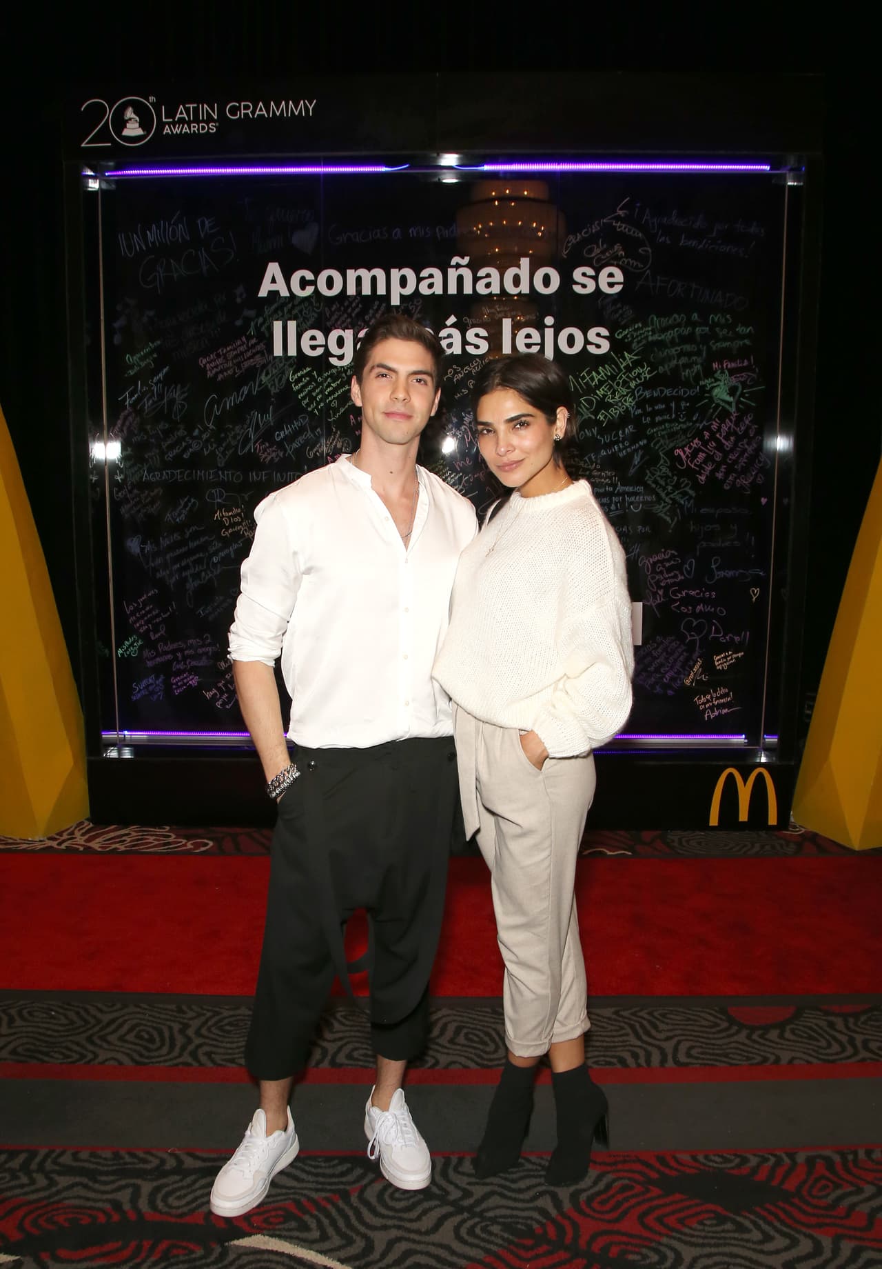 Alejandra Espinoza y Johann Vera.
