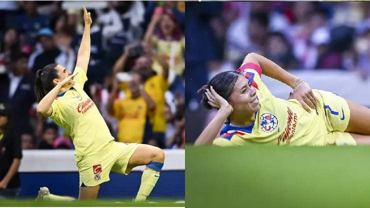 Kiana Palacios y Andrea Pereira festejaron a lo Cuauhtémoc