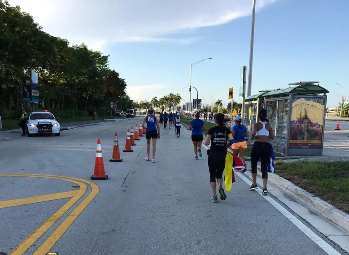 El calor y la humedad no detuvieron a los participantes.