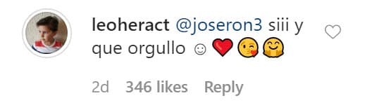 Leo Herrera le respondió: "Sí, y qué orgullo".