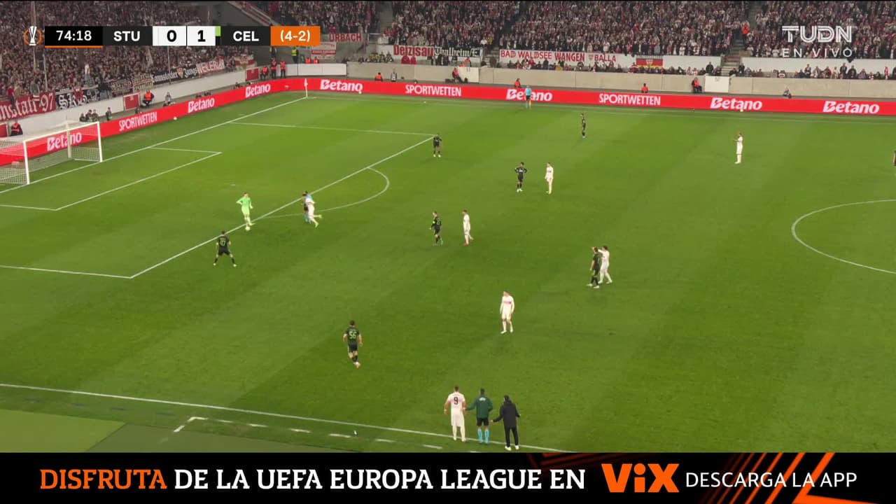 ¡Explota la polémica! Le anulan gol al Stuttgart en la Europa League