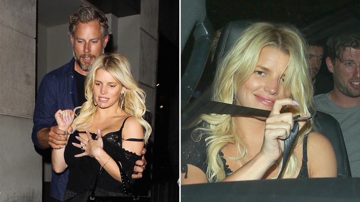 Wow! Jessica Simpson tuvo una buena fiesta.