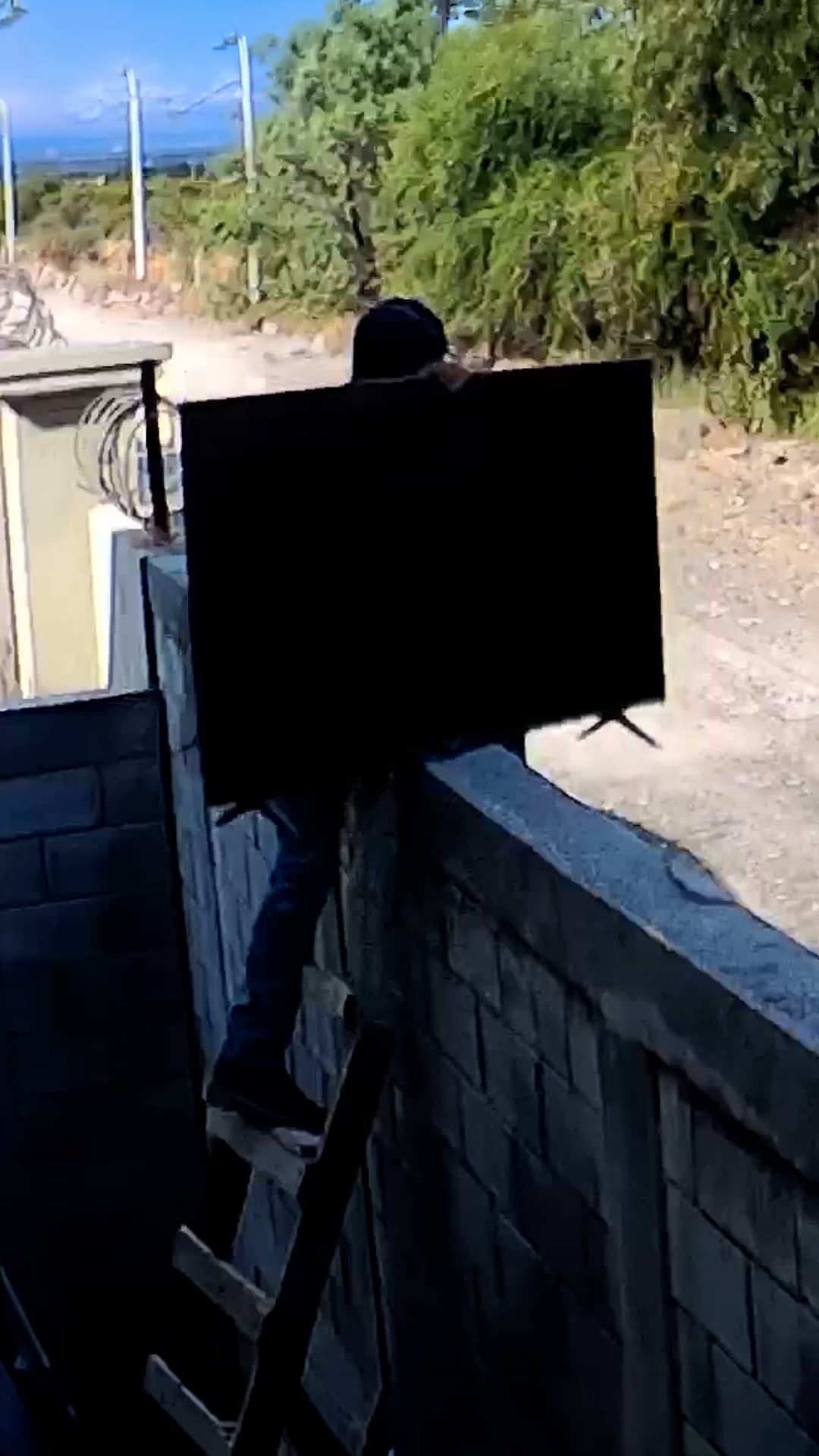 Así entraron a robar a una casa