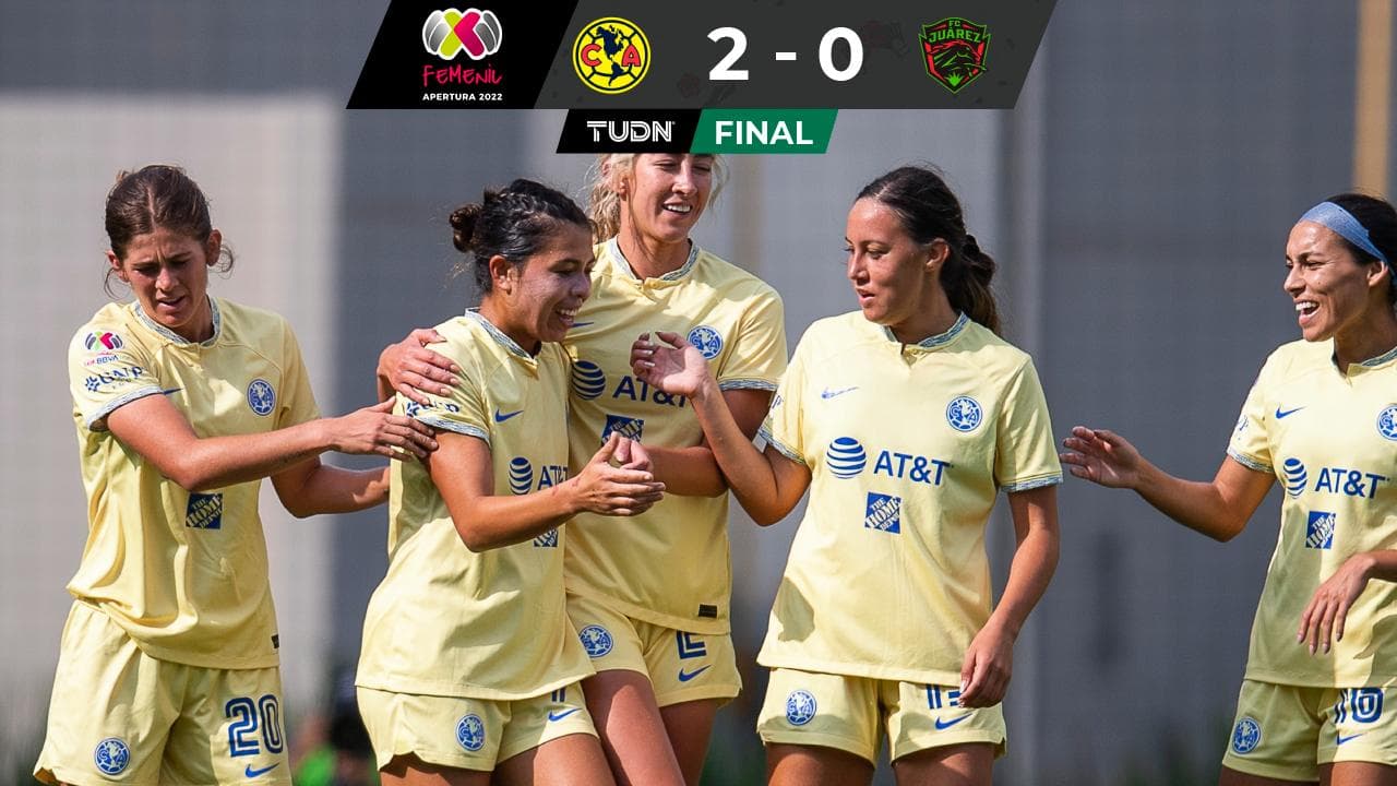 América doblega a FC Juárez y anota un gol a los 47 segundos en la Liga MX Femenil