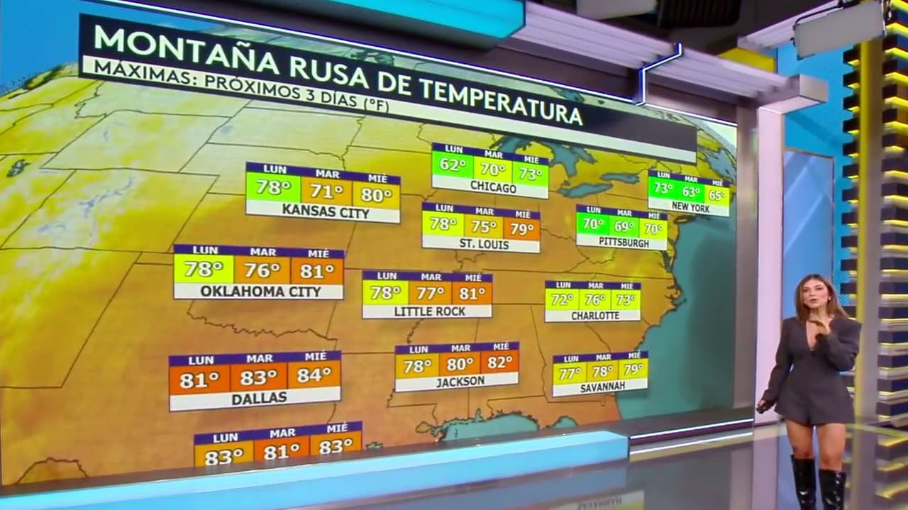 Clima hoy en EEUU lunes 26 de octubre de 2026: Pronóstico de nieve, tormentas e inundaciones en el centro del país