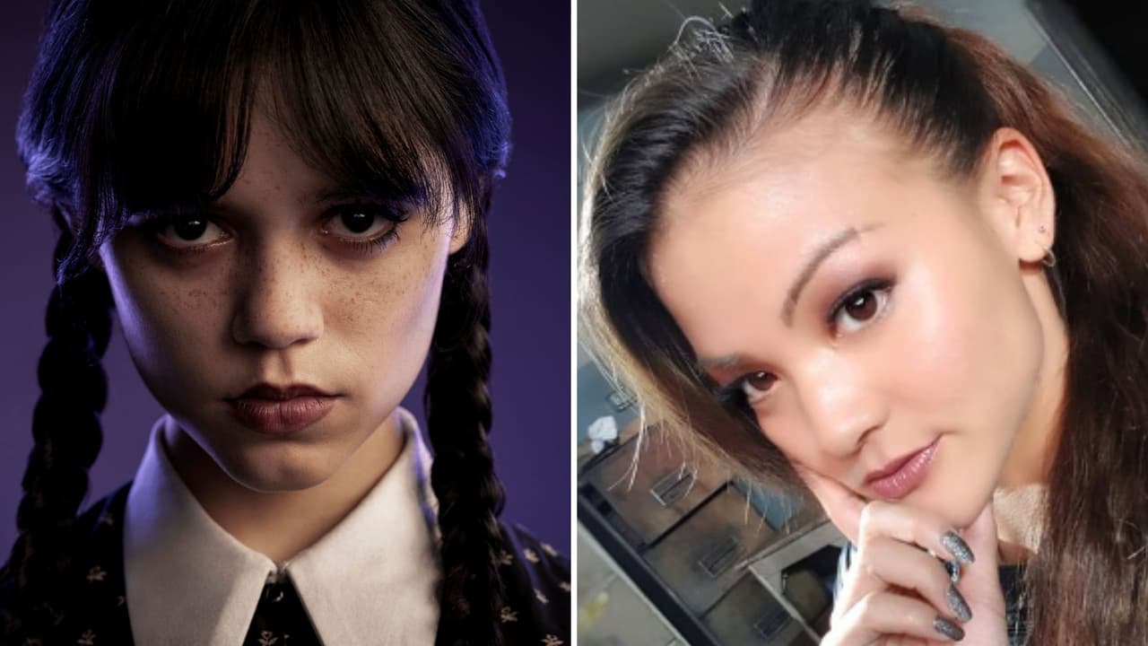 La doble de acción de Jenna Ortega es asiática y 9 años mayor: sus fotos te sorprenderán