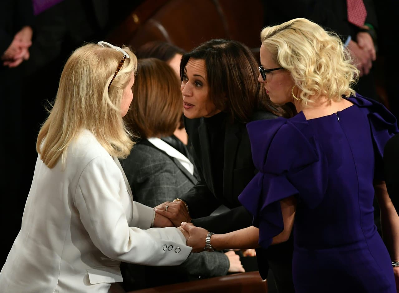 Kamala Harris, Senadora demócrata por California.