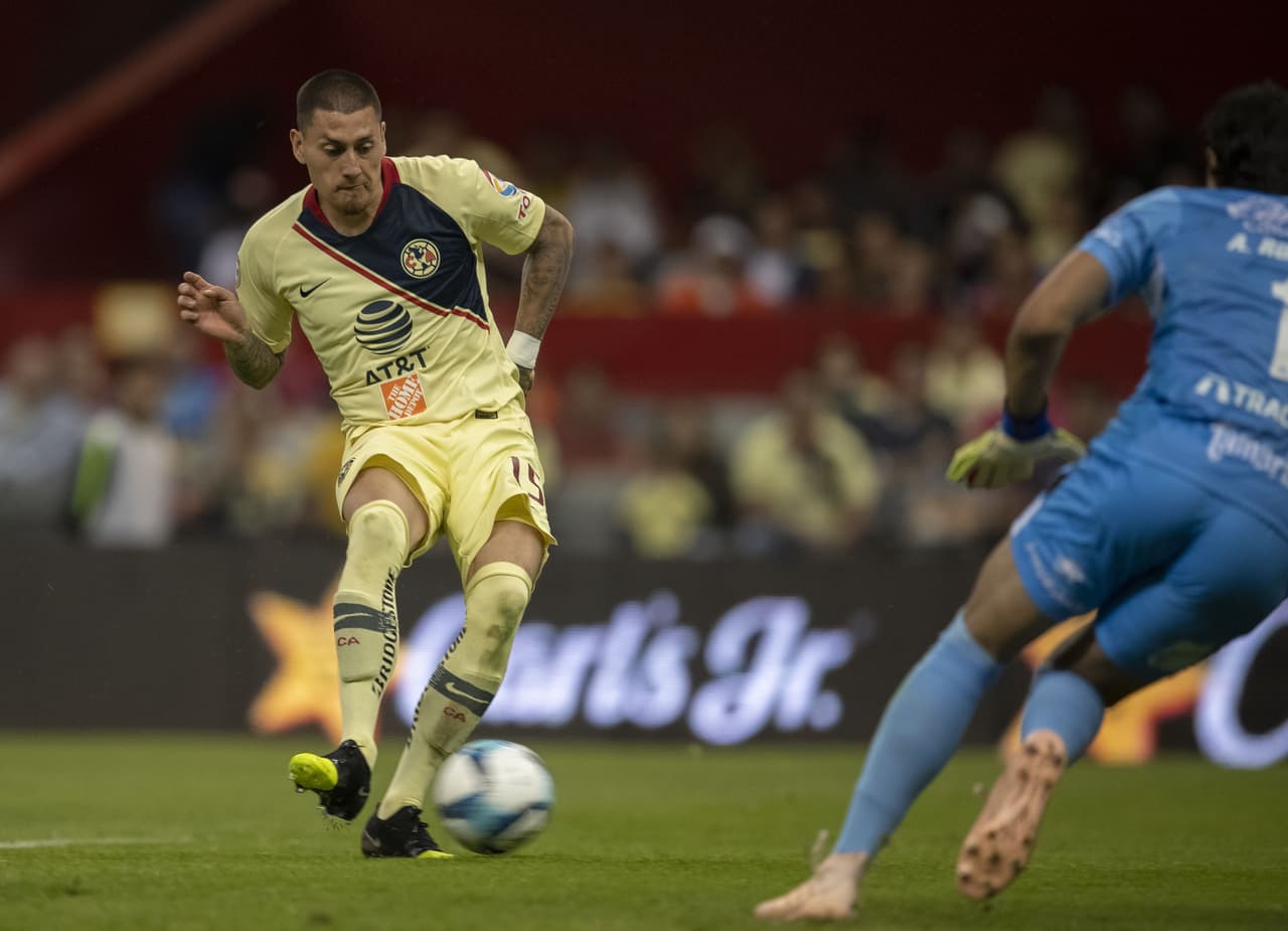 Al minuto 53 el delantero chileno Nicolás Castillo tuvo una inmejorable opción para anotar el segundo de las Águilas.