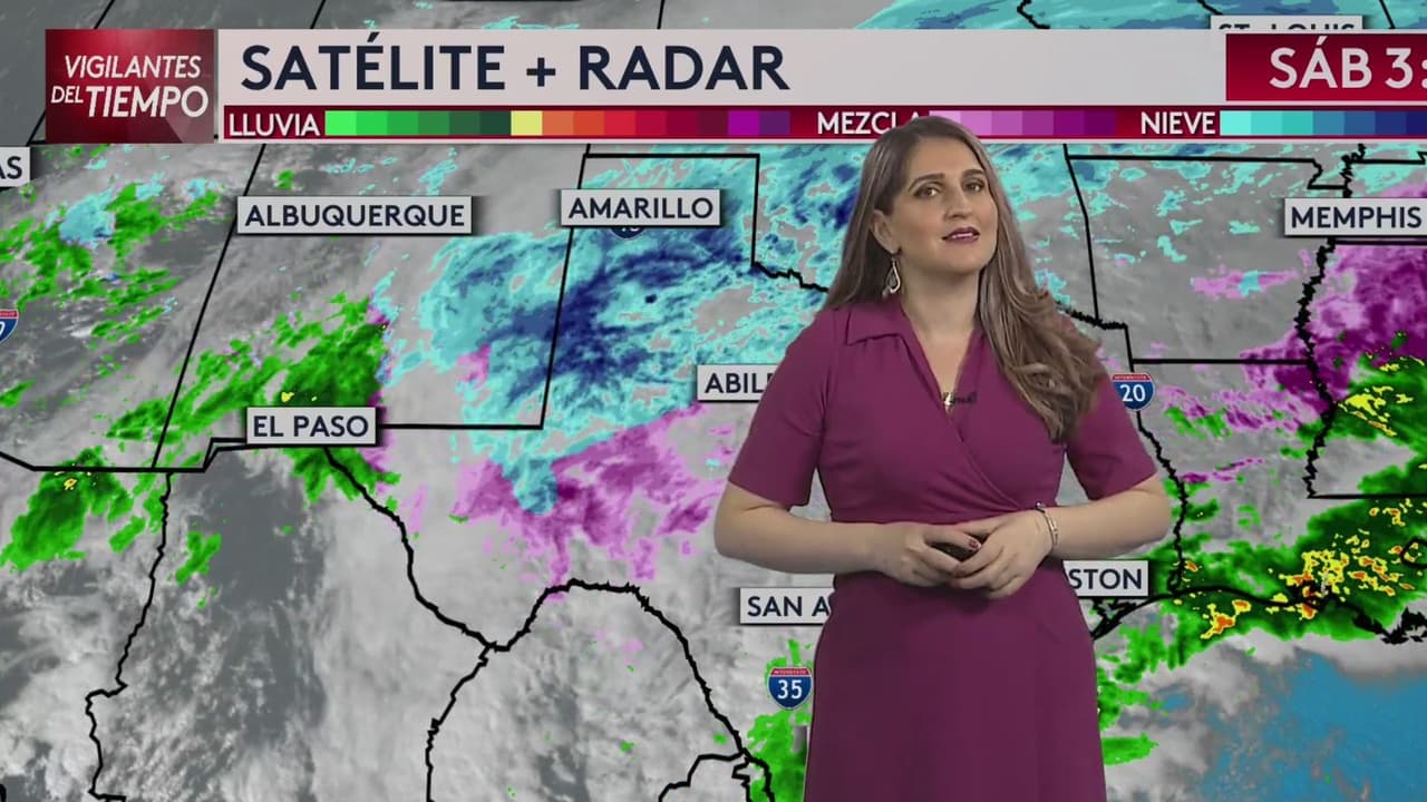 Meteoróloga explica cómo avanza la tormenta invernal por el estado de Texas