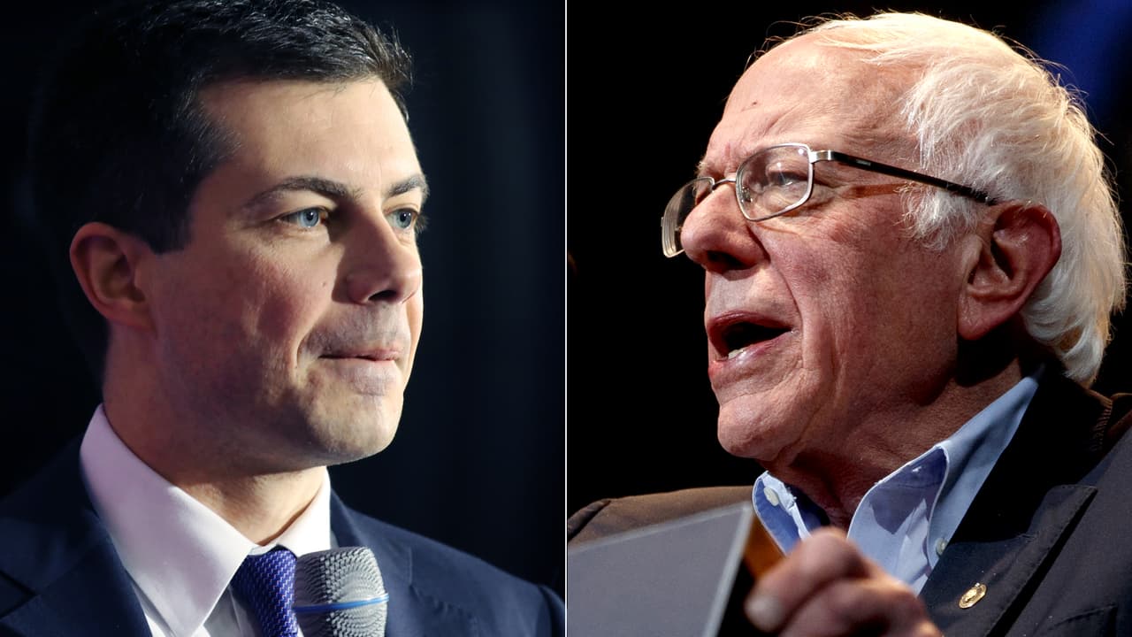 Pete Buttigieg sigue adelante en primarias de Iowa en medio caótico anuncio de resultados
