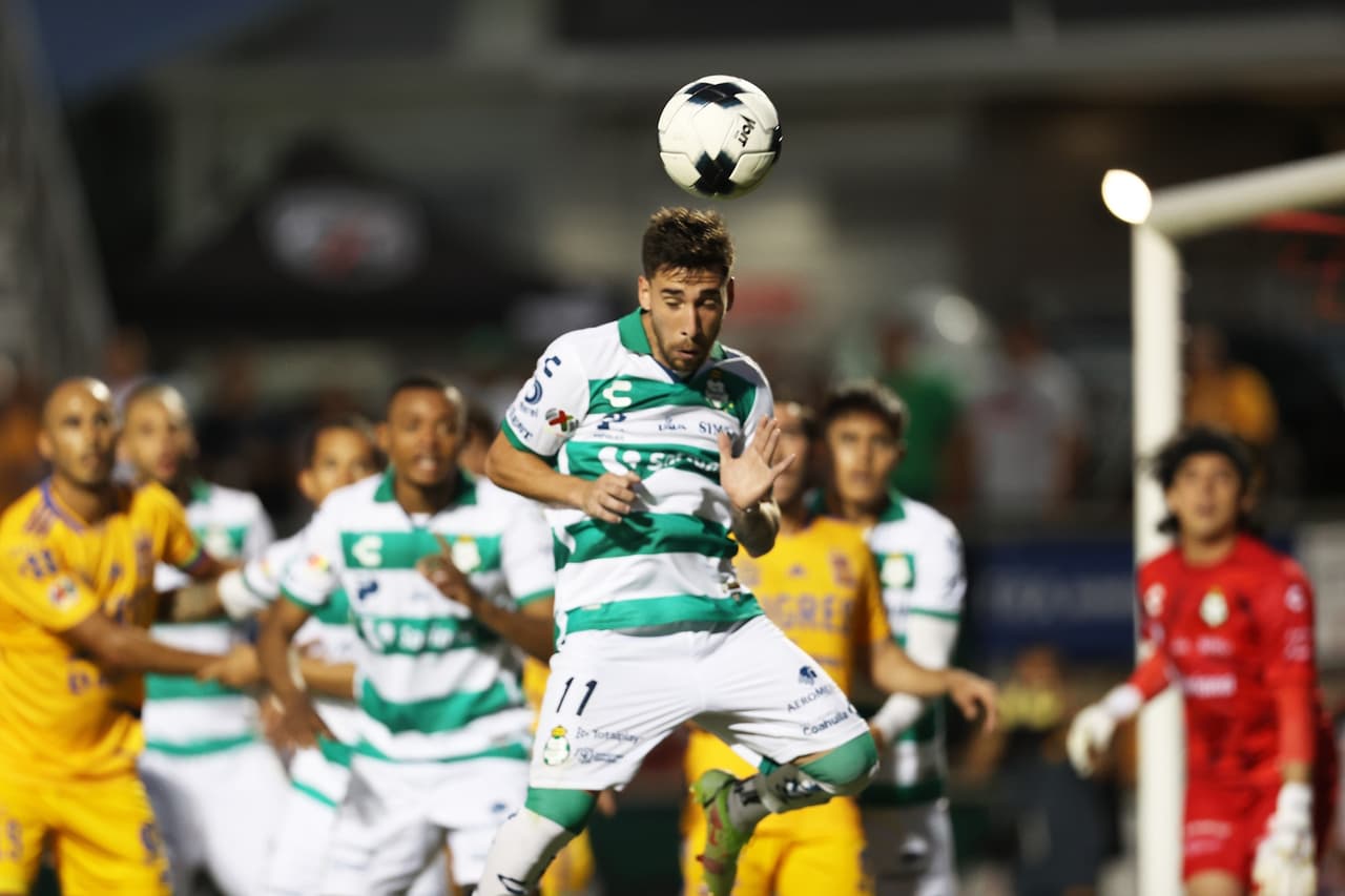 Con goles de Harold Preciado (doblete) y Correa, Santos derrotó a Tigres, que solo descontó gracias a Juan Pablo Vigón, en el partido amistoso de pretemporada.