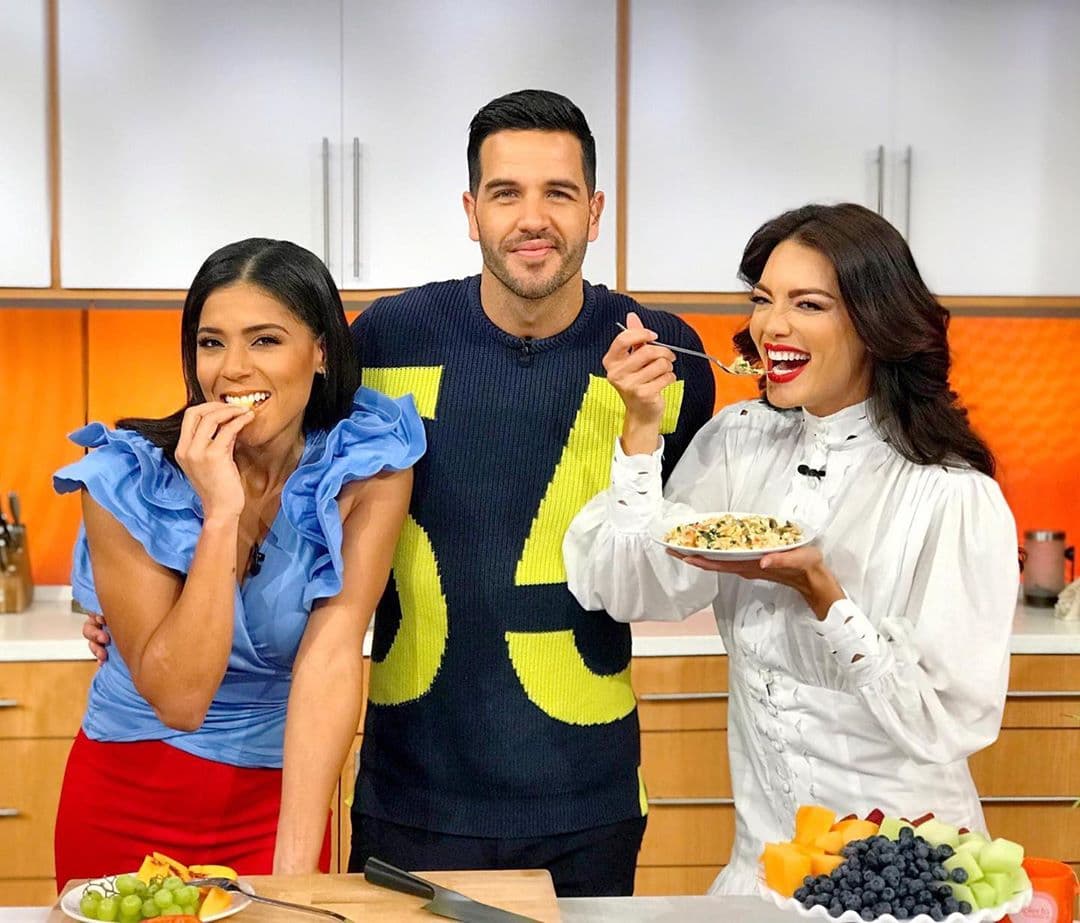 La diversión y los manjares del desayuno son cosa de todos los días en el programa. Zuleyka y la exreina de Nuestra Belleza Latina, probaron las delicias que prepara el chef Yisus.