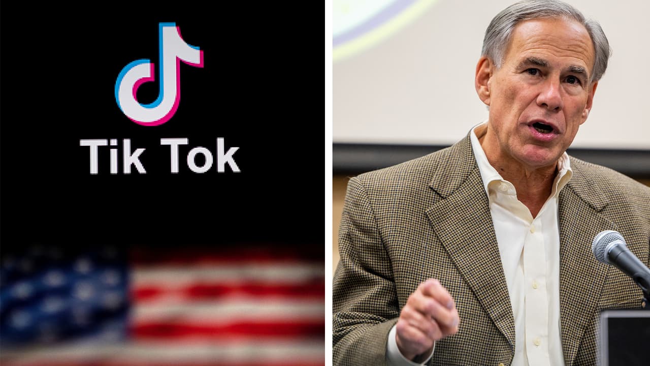 Gobernador Greg Abbott prohíbe TikTok en dispositivos del estado: la califica de amenaza
