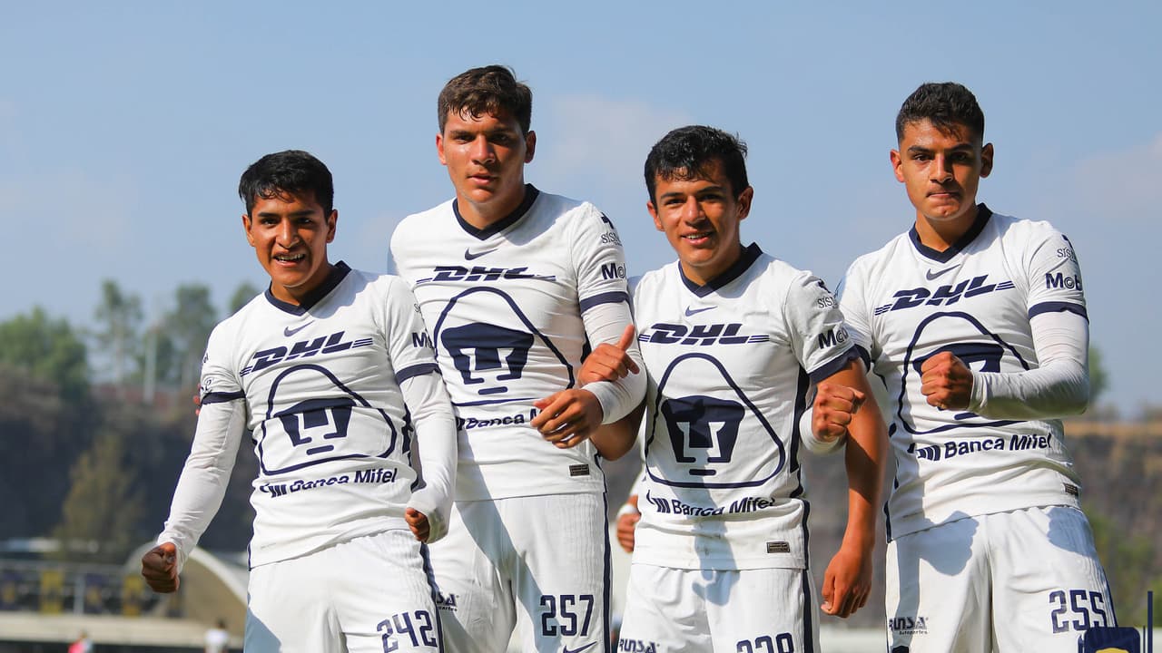¡Sin piedad! Pumas aplasta 8-2 al América en la Sub-17