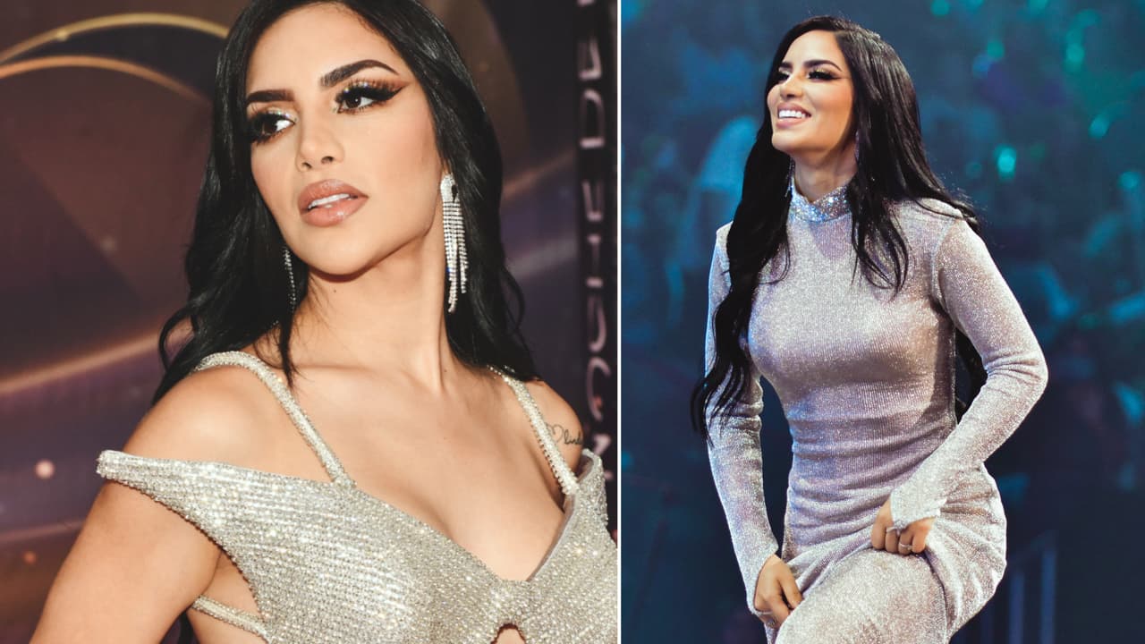 Kimberly Loaiza deslumbró con dos brillantes looks en Premio Lo Nuestro: así se emocionó al ganar