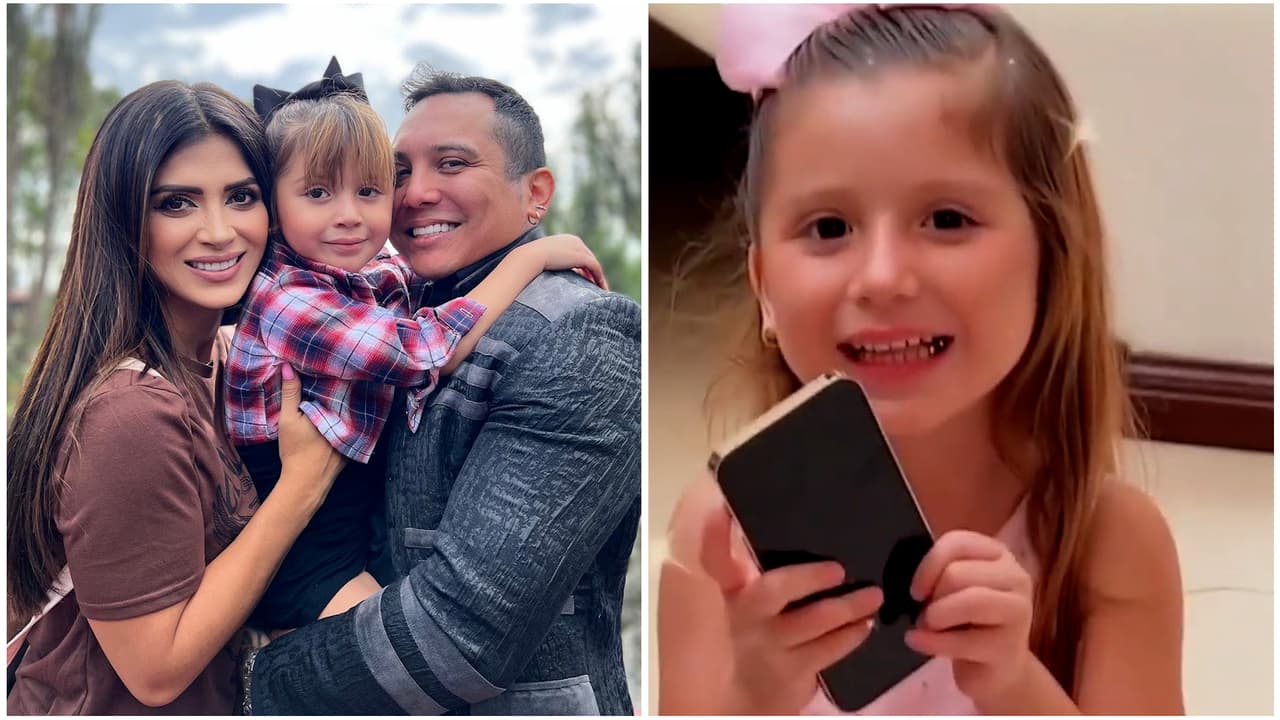 Hija de Edwin Luna recibió un iPhone 13 de cumpleaños y lo critican porque la niña "no sabe ni llamar"