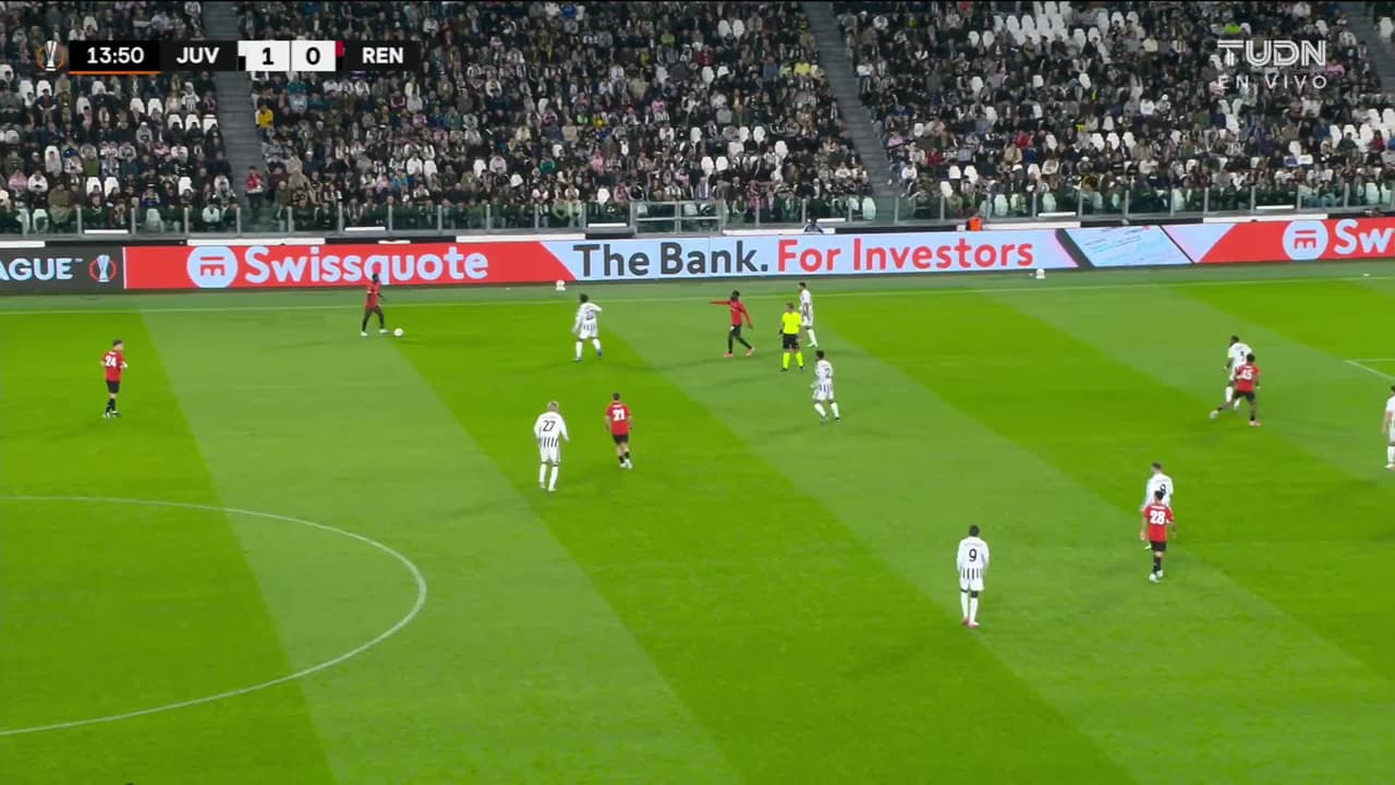 ¡GOL!  anota para Rennes. Mousa Al Tamari